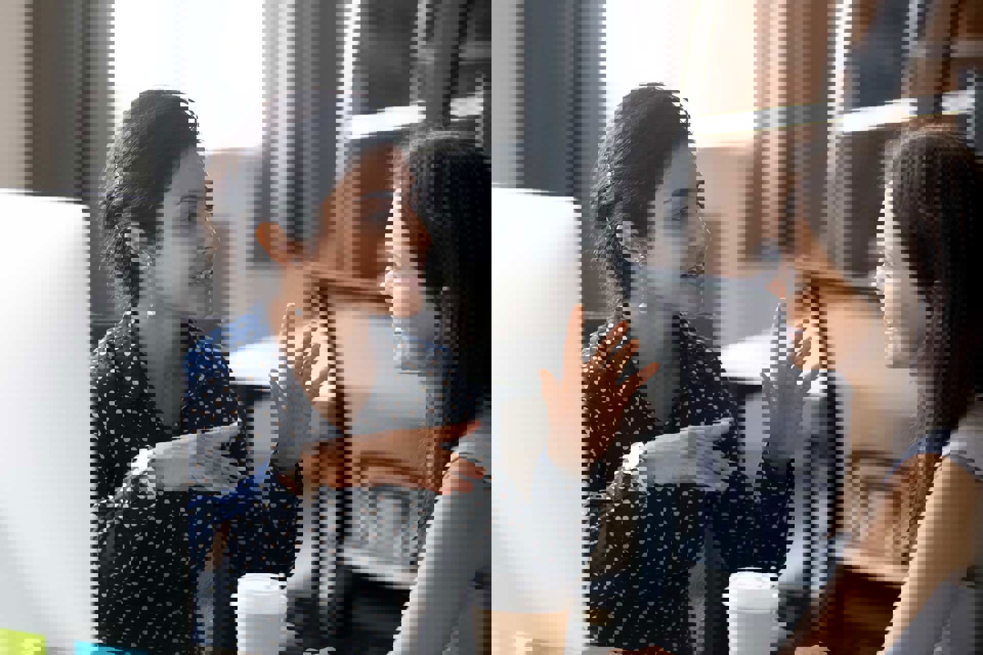 Meeting Over Coffee Office