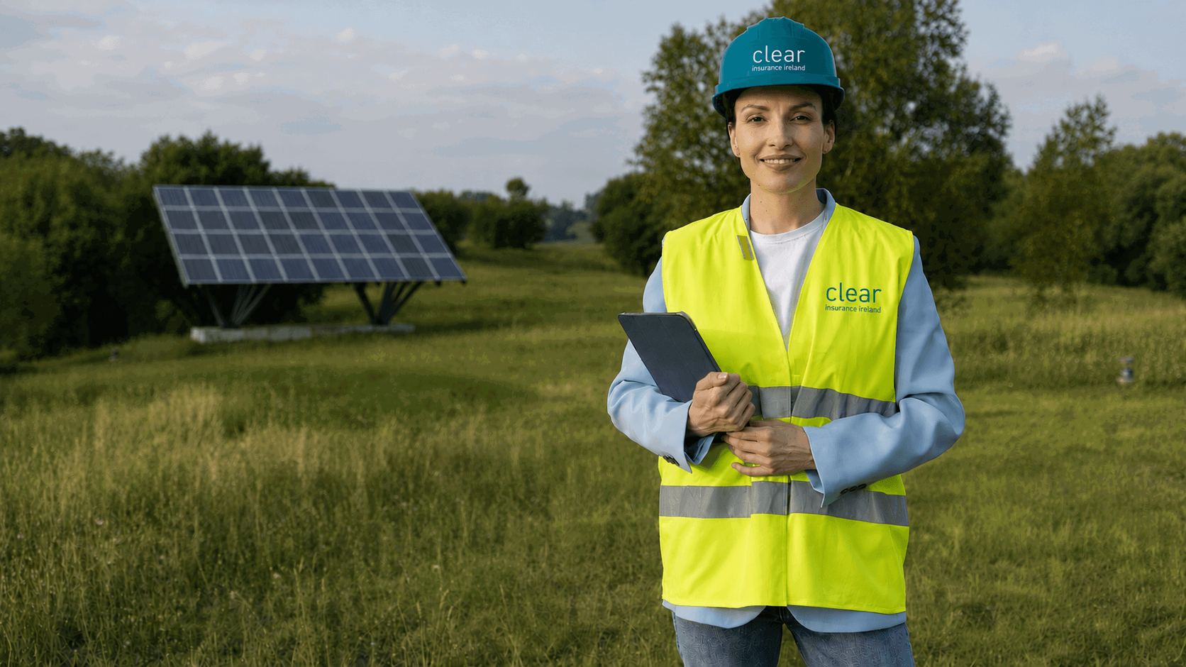 Clear Renewable Energy Insurance Expert Visits Renewable Site (1)